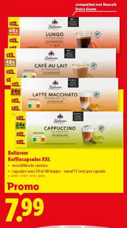 Lidl Bellarom Koffiecapsules XXL aanbieding
