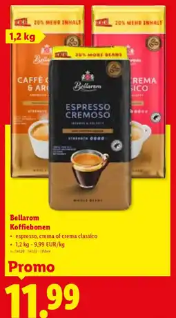 Lidl Bellarom Koffiebonen aanbieding