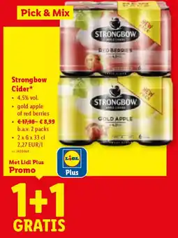 Lidl Strongbow Cider aanbieding