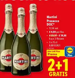 Lidl Martini Prosecco DOC aanbieding