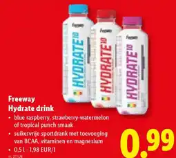 Lidl Freeway Hydrate drink aanbieding