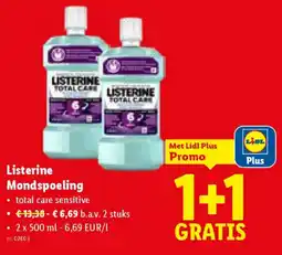 Lidl Listerine Mondspoeling aanbieding