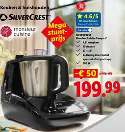 Lidl Silvercrest Monsieur Cuisine Monsieur Cuisine Compact* aanbieding