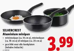 Lidl Silvercrest aluminium minipan aanbieding