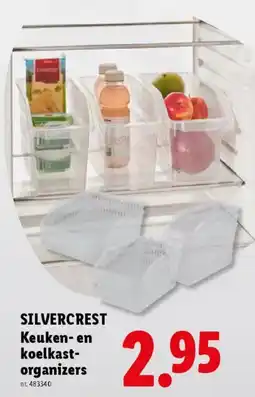 Lidl Silvercrest keuken en koelkastorganizers aanbieding