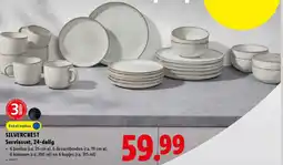 Lidl Silvercrest serviesset, 24-delig aanbieding
