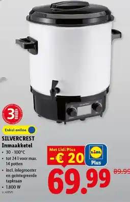 Lidl Silvercrest Inmaakketel aanbieding