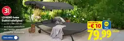 Lidl Livarno home dubbel tuinligbed aanbieding