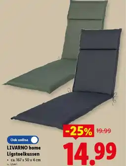 Lidl Livarno home ligstoelkussen aanbieding