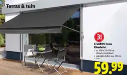 Lidl Livarno home klemluifel aanbieding