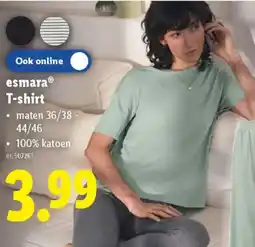 Lidl esmara T-shirt aanbieding