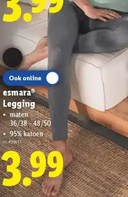 Lidl esmara Legging aanbieding
