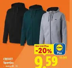 Lidl Crivit sportjas aanbieding