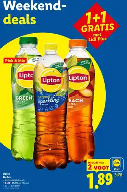 Lidl Lipton Ice Tea aanbieding