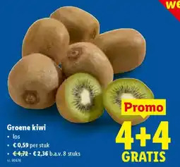 Lidl Groene kiwi aanbieding