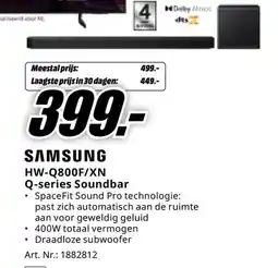 MediaMarkt Samsung HW-Q800F/XN Q-series Soundbar aanbieding