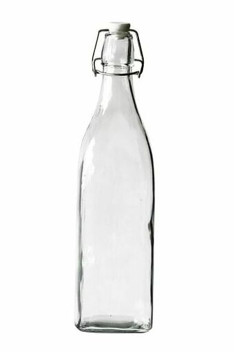 Makro Cosy & Trendy Vierkante fles met stop 1,03 l wit aanbieding