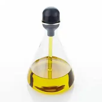 Makro Point-Virgule Oliefles met pipette 250 ml transparant/zwart aanbieding
