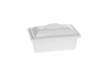 Makro Cosy & Trendy Pate pot + Deksel 700 ml wit aanbieding