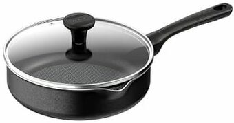 Makro Tefal Sauteerpan Day-by-day 24 cm zwart aanbieding