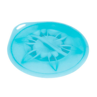 Makro Metaltex Siliconen deksel 21 cm blauw aanbieding