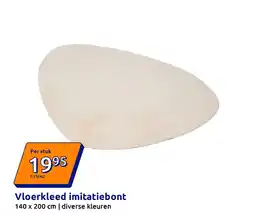 Action Vloerkleed imitatiebont aanbieding