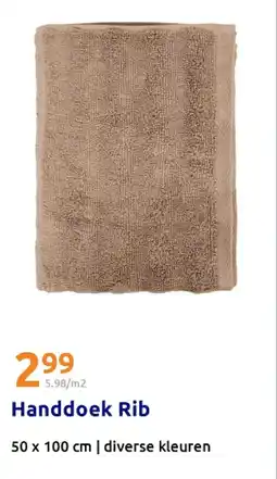 Action Handdoek Rib aanbieding