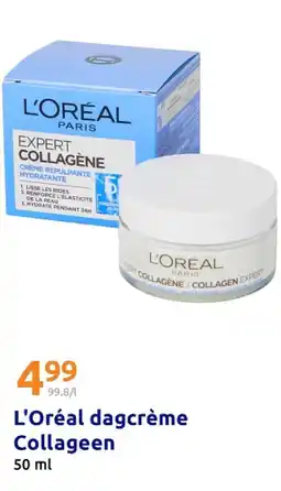 Action L'Oréal dagcrème Collageen aanbieding
