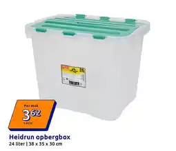 Action Heidrun opbergbox aanbieding