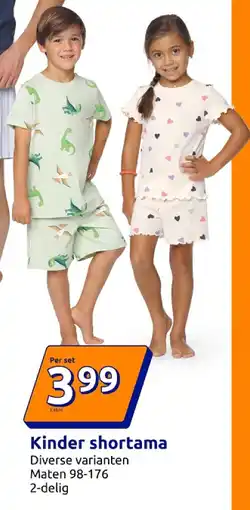 Action Kinder shortama aanbieding