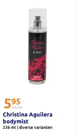 Action Christina Aguilera bodymist aanbieding