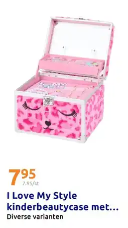 Action I Love My Style kinderbeautycase met make-up aanbieding
