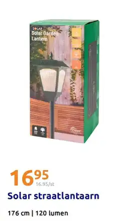Action Solar straatlantaarn aanbieding