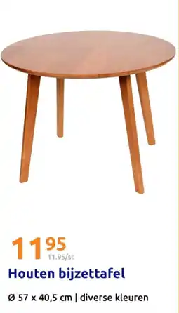 Action Houten bijzettafel aanbieding