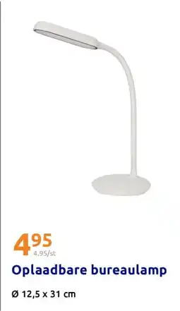 Action Oplaadbare bureaulamp aanbieding
