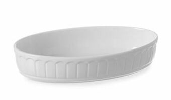 Makro Hendi Ovenschotel rustiek 24 x 14 cm wit aanbieding