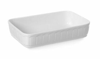 Makro Hendi Ovenschotel rustiek 37 x 26 cm wit aanbieding