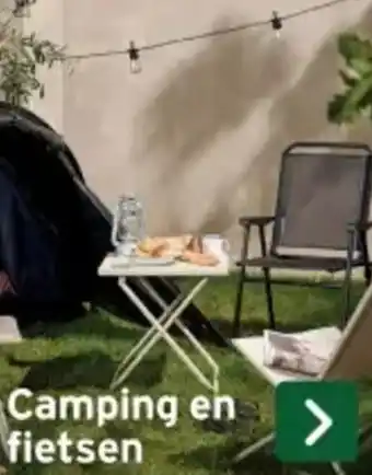 Camping en fietsen