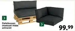 GAMMA Palletkussen (hoek)set Hidde antraciet aanbieding