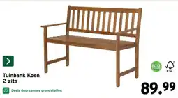 GAMMA Tuinbank Koen 2 zits aanbieding