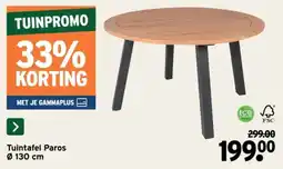 GAMMA Tuintafel Paros Ø 130 cm aanbieding