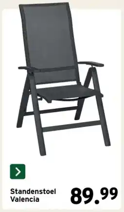GAMMA Standenstoel Valencia aanbieding