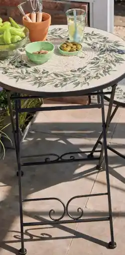 GAMMA Bistrotafel Athens olijftak aanbieding