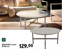 GAMMA Bijzettafel Laura Ø 80 cm aanbieding