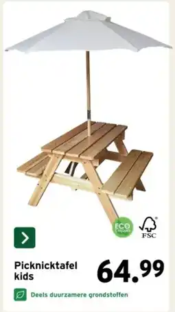 GAMMA Picknicktafel aanbieding