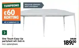 GAMMA One Touch Easy Up partytent wit aanbieding