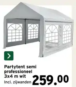 GAMMA Partytent semi professioneel wit aanbieding