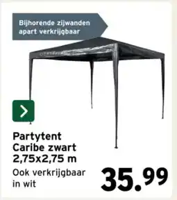 GAMMA Partytent Caribe zwart aanbieding