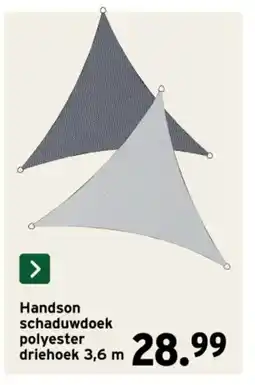 GAMMA Handson schaduwdoek polyester aanbieding