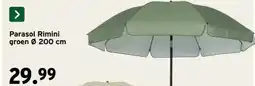 GAMMA Parasol Rimini groen aanbieding